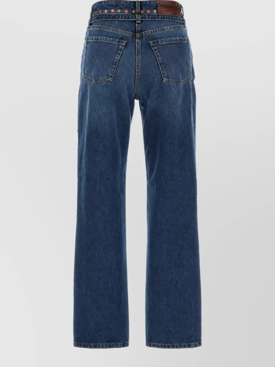 Dries Van Noten Denim Straight-Leg Jeans