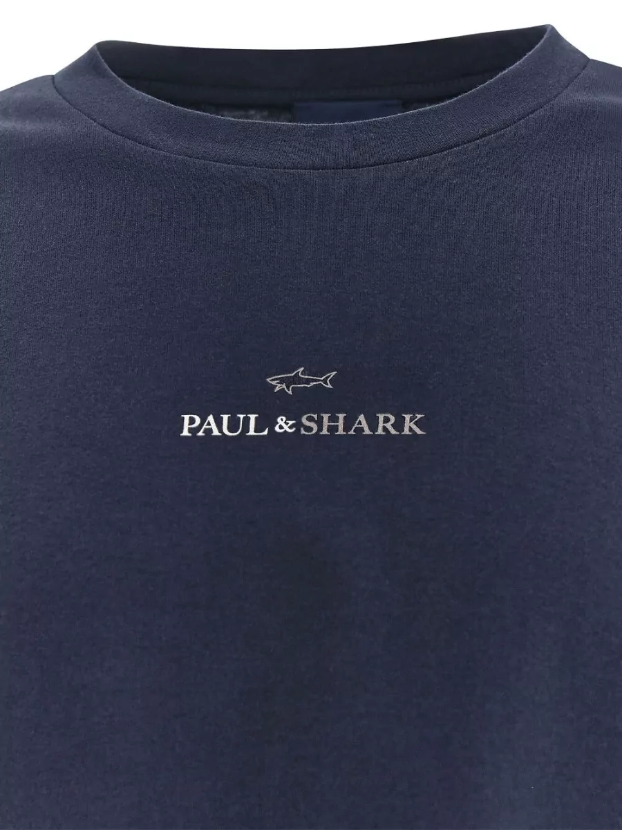 Paul & Shark Cotton Logo-Print T-Shirt
