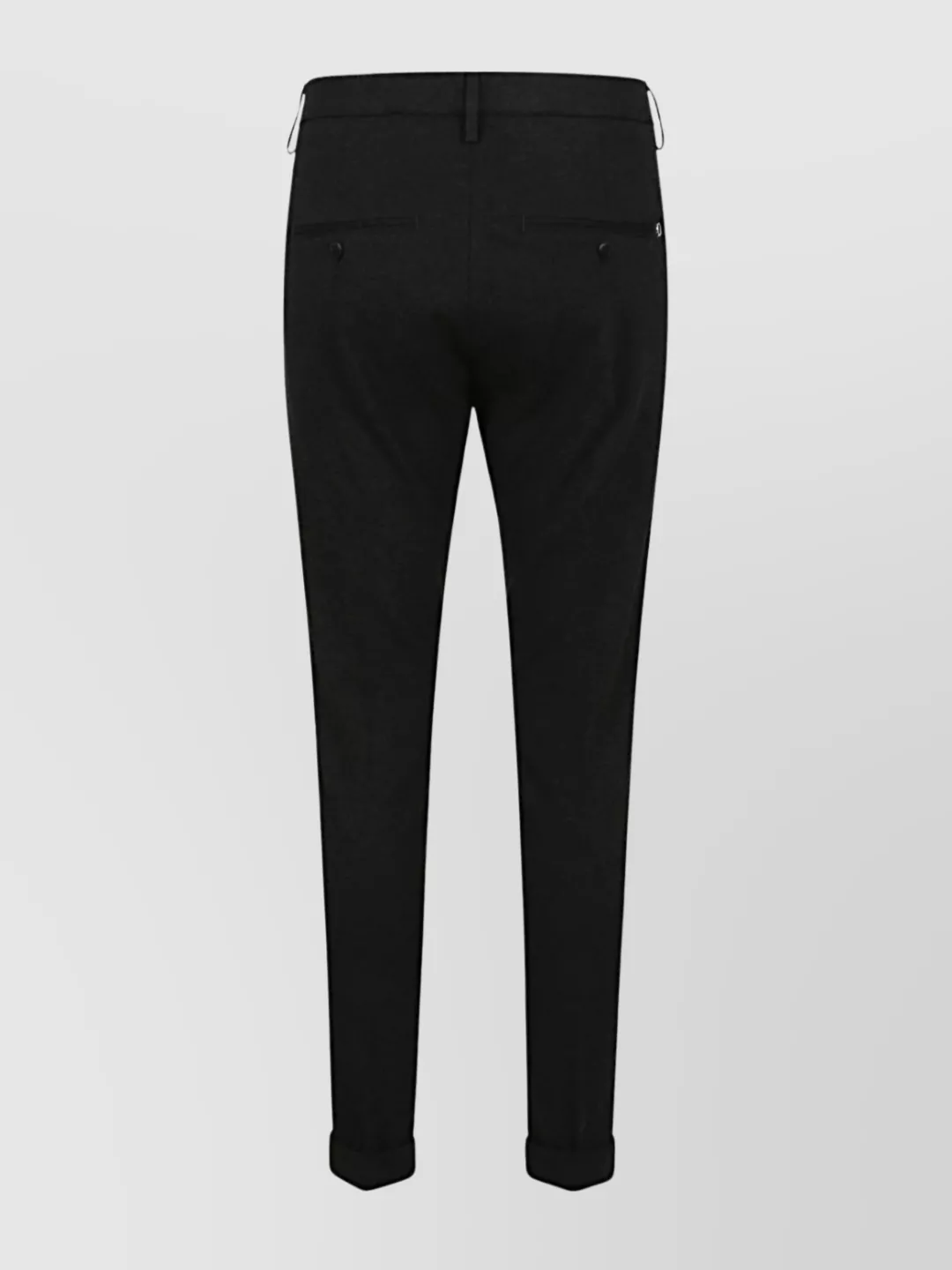 Dondup Man Pants Black Size 30 Viscose, Polyamide, Elastane In Black