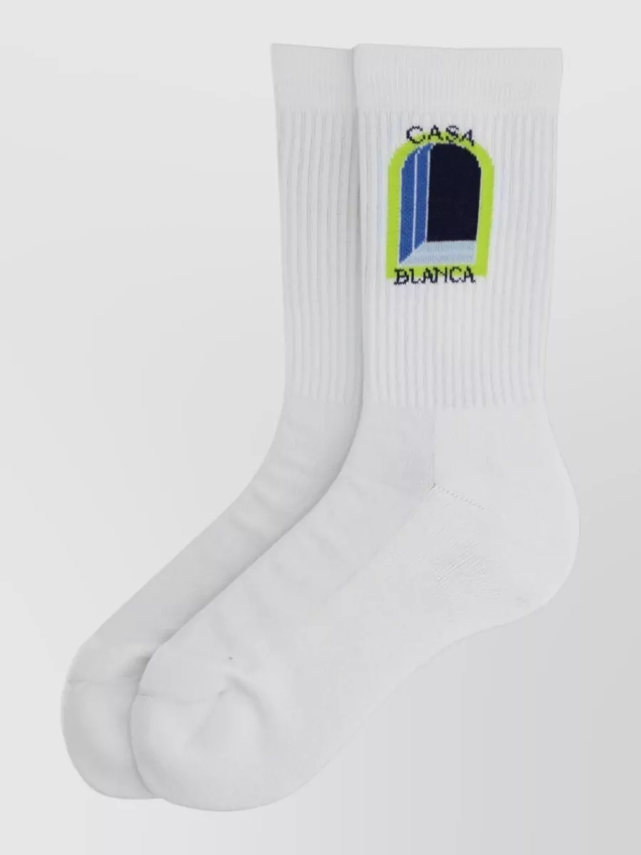 Casablanca Logo Socks