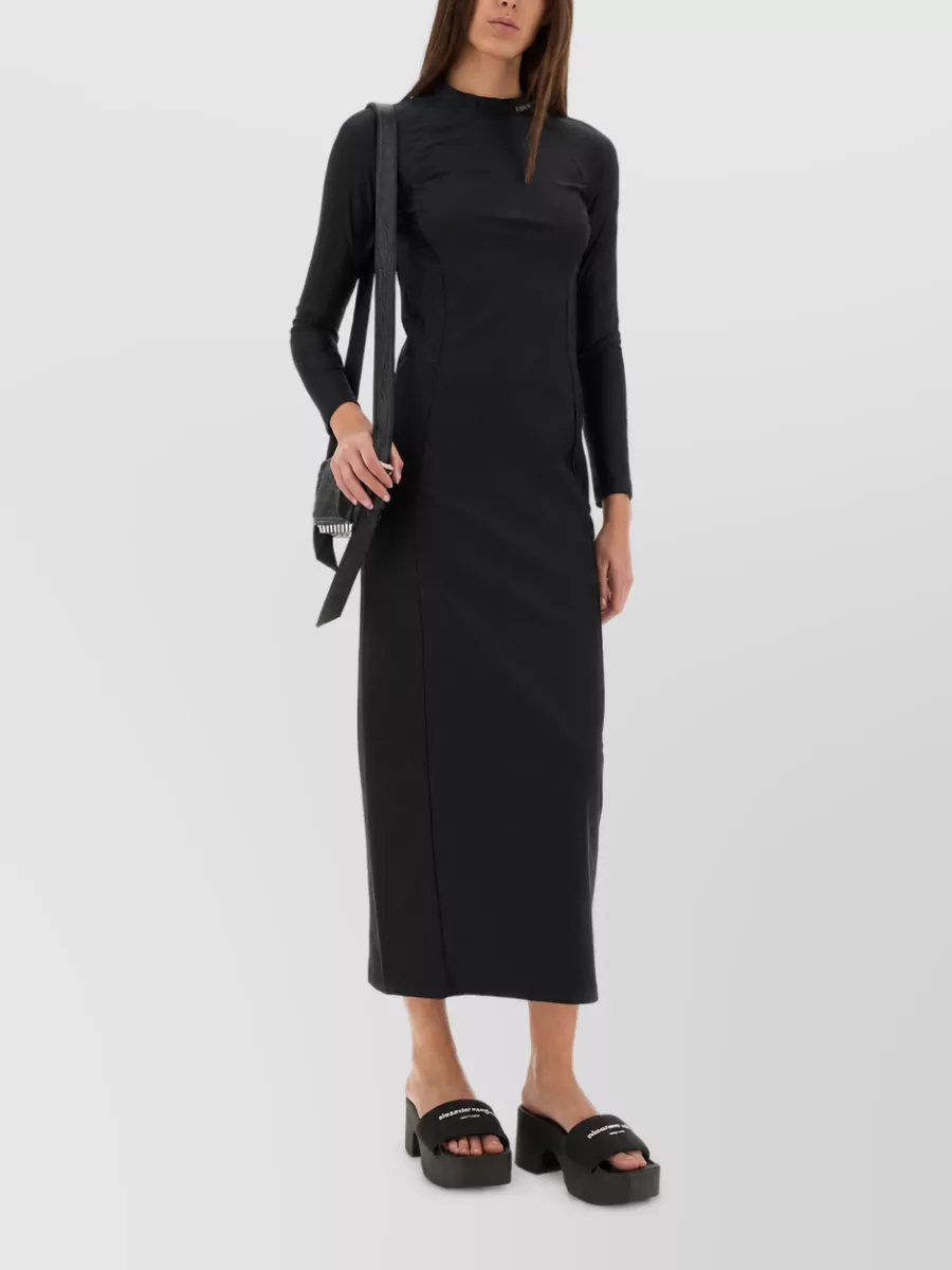 Alexander Wang Logo-Print Maxi Dress