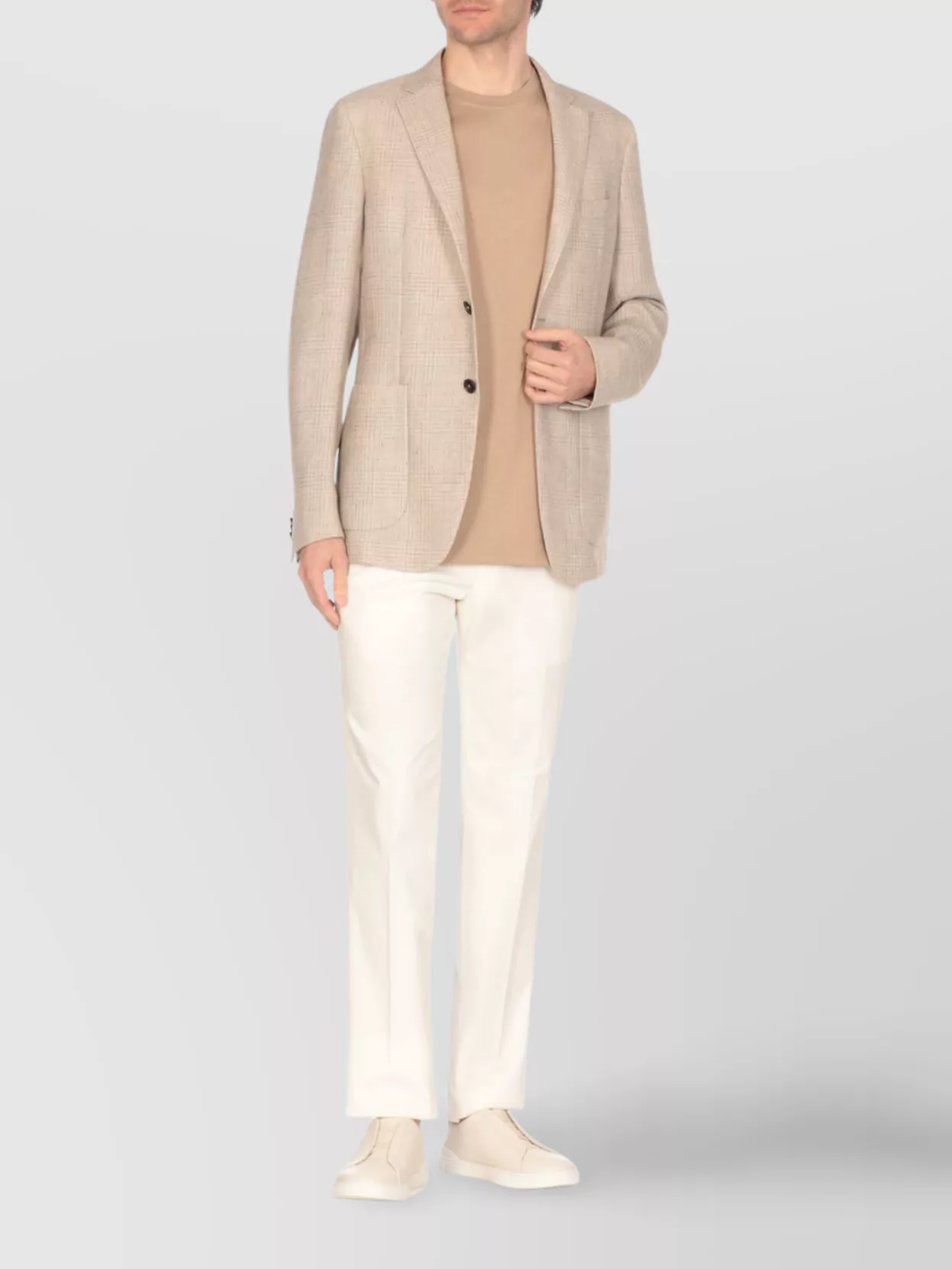 Zegna Linen And Wool Blazer