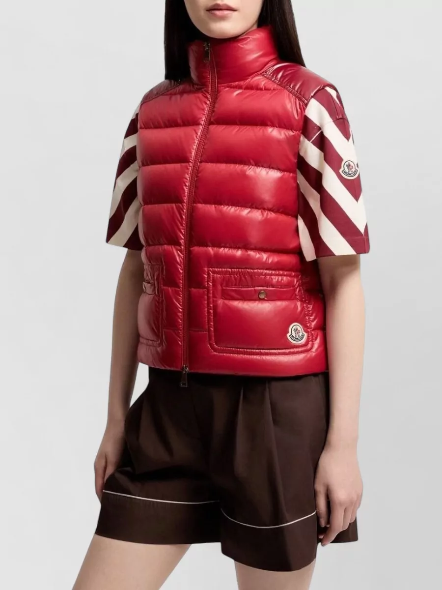 Moncler Down Cropped Slim-Fit Vest