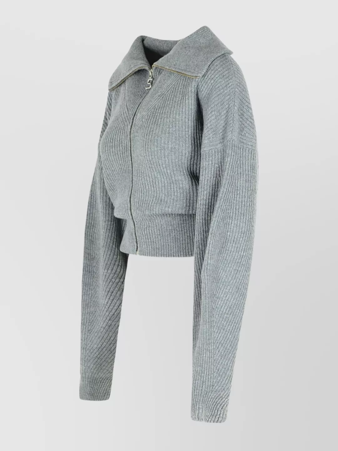 Sportmax Cropped Cashmere Blend Cardigan Collar
