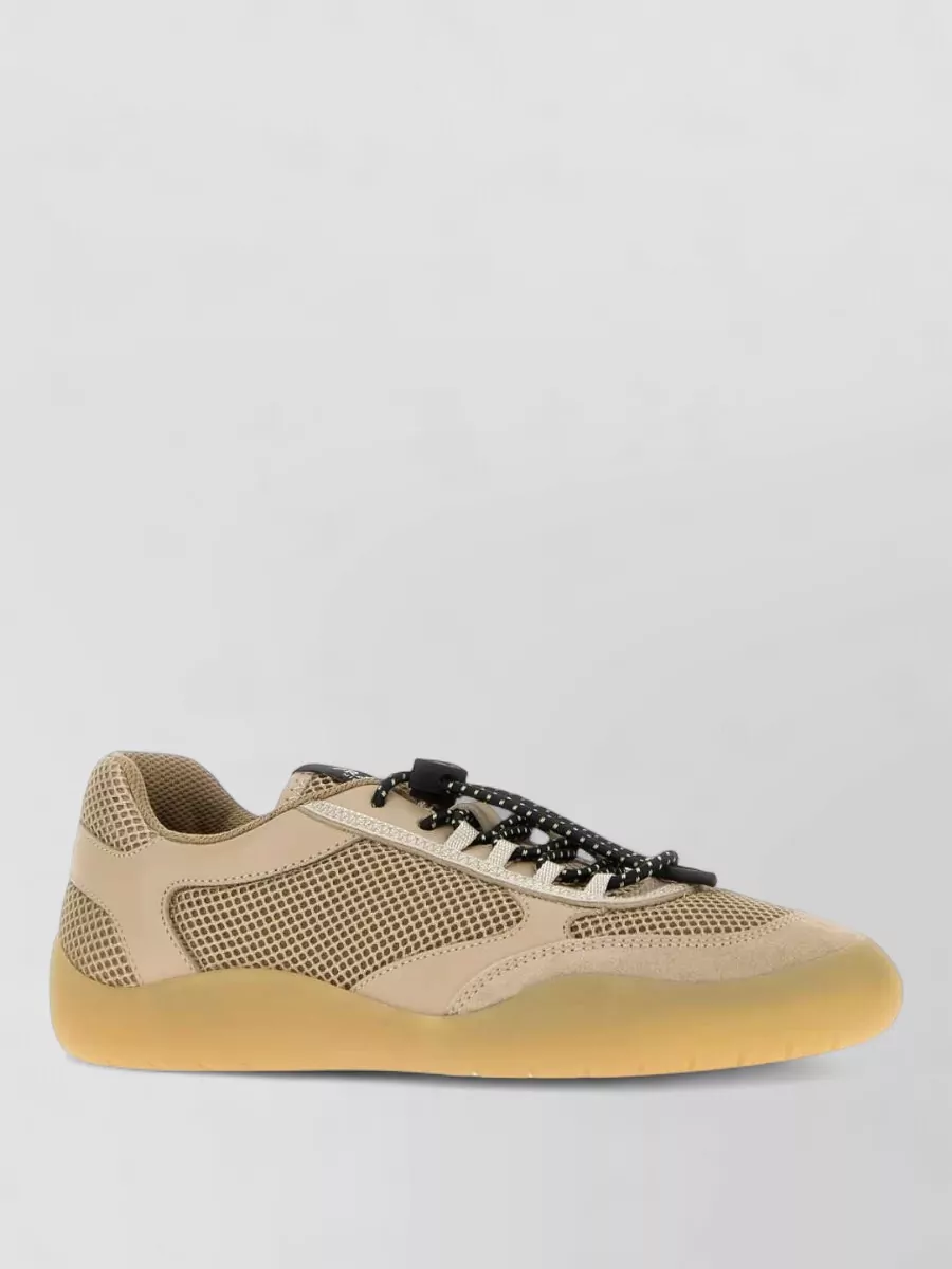 Prada leather lace-up sneakers