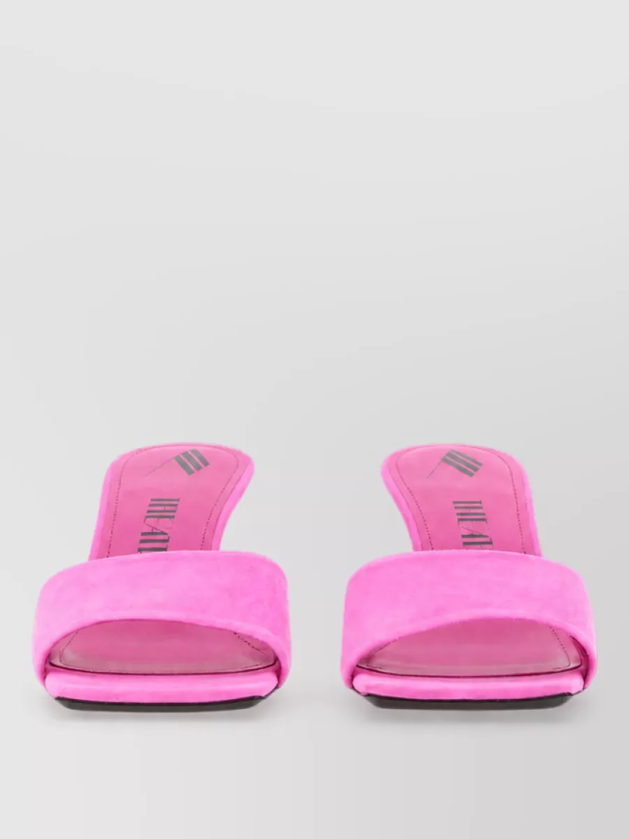 The Attico leather mules