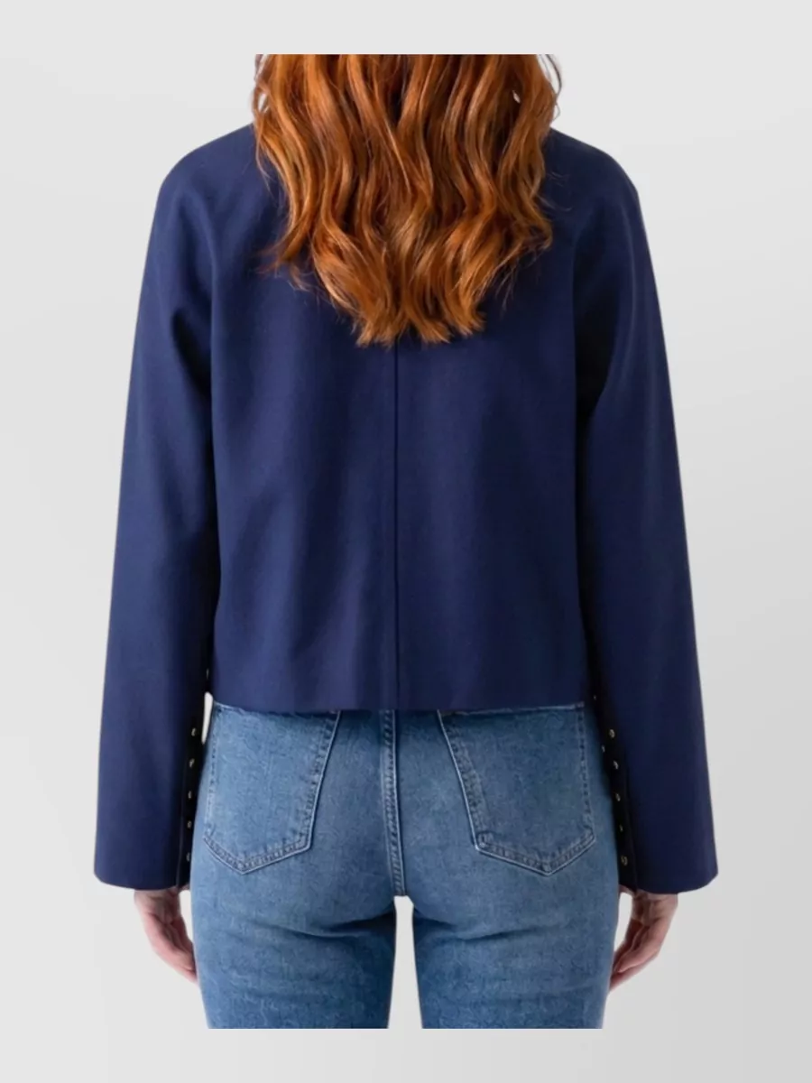Celine Cotton Cropped Loose-Fit Jacket