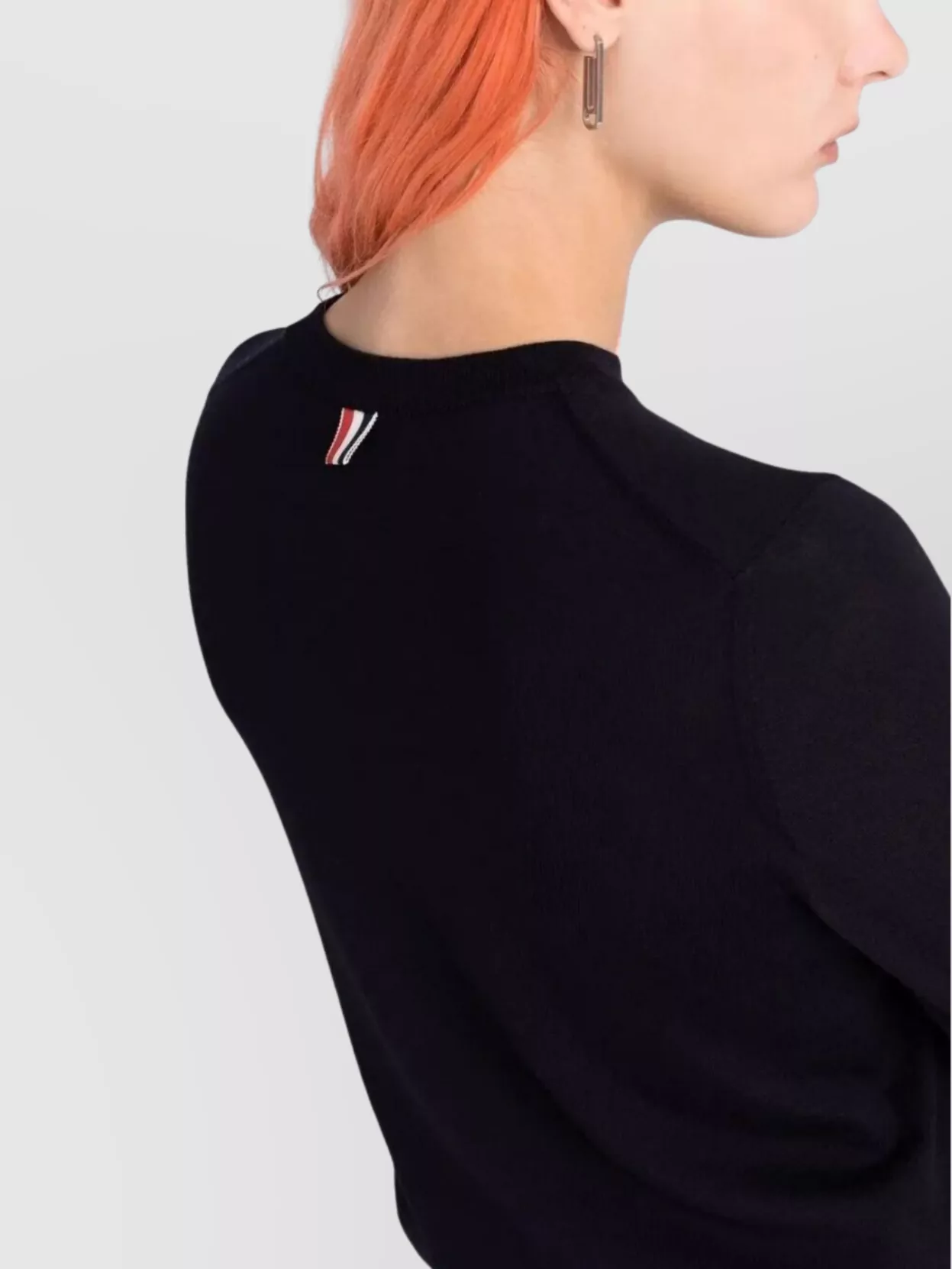 Thom Browne Relaxed Fit Merino Wool Pullover