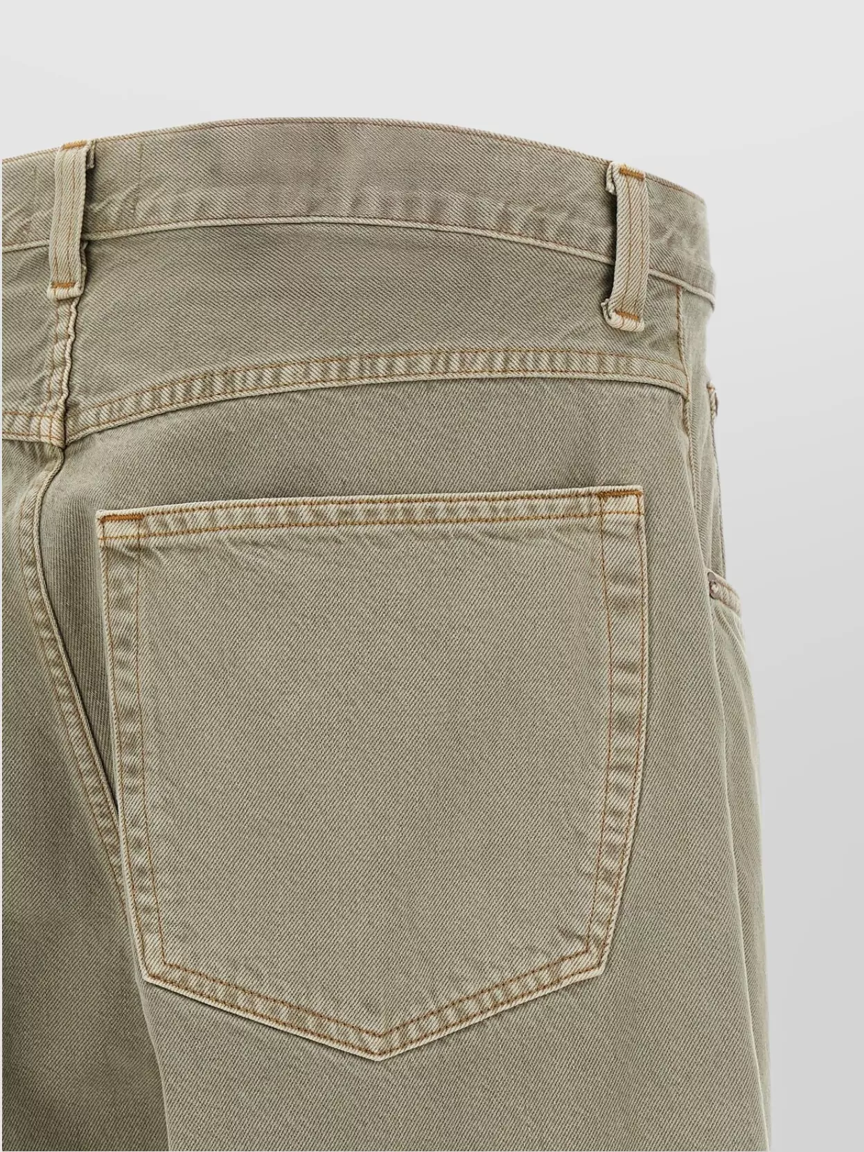Agolde High Waist Straight Leg Denim Trousers