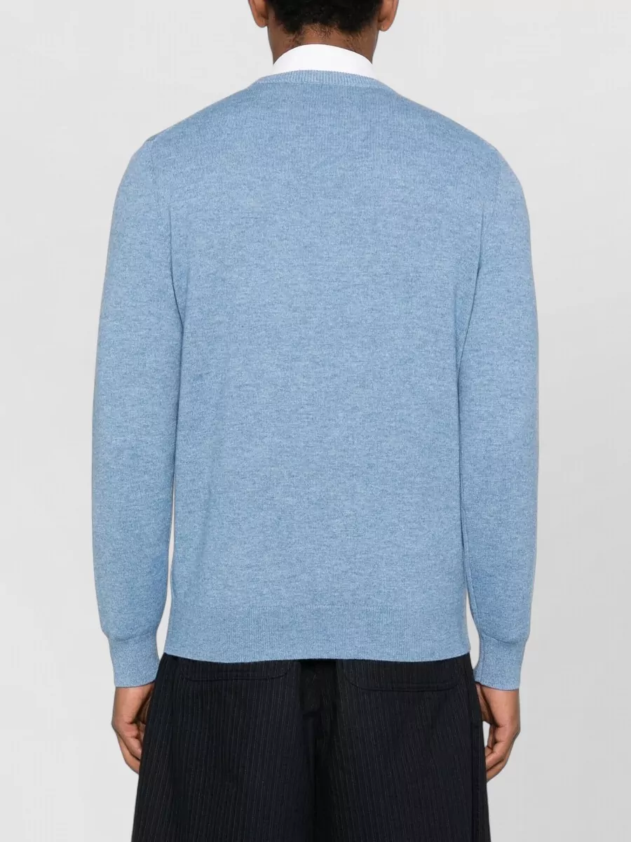 Mc2 Saint Barth Cartoon Graphic Crew Neck Sweater With Embroidery