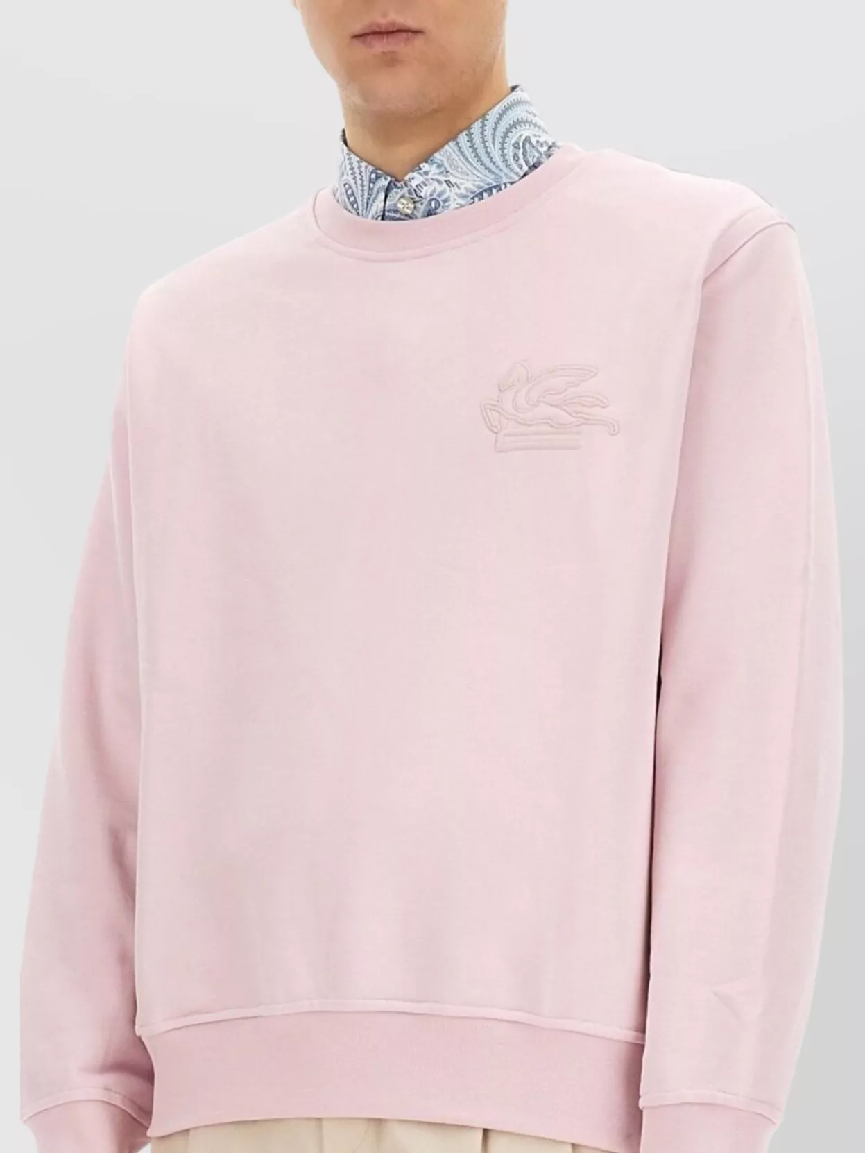 Etro Logo Crew Neck Sweater