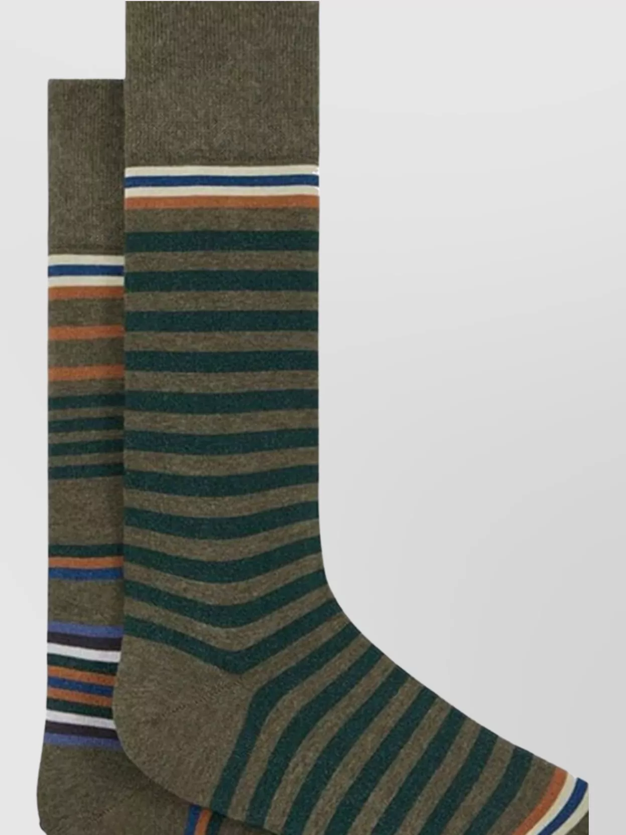 Paul Smith Striped Mid-Calf Socks For Men