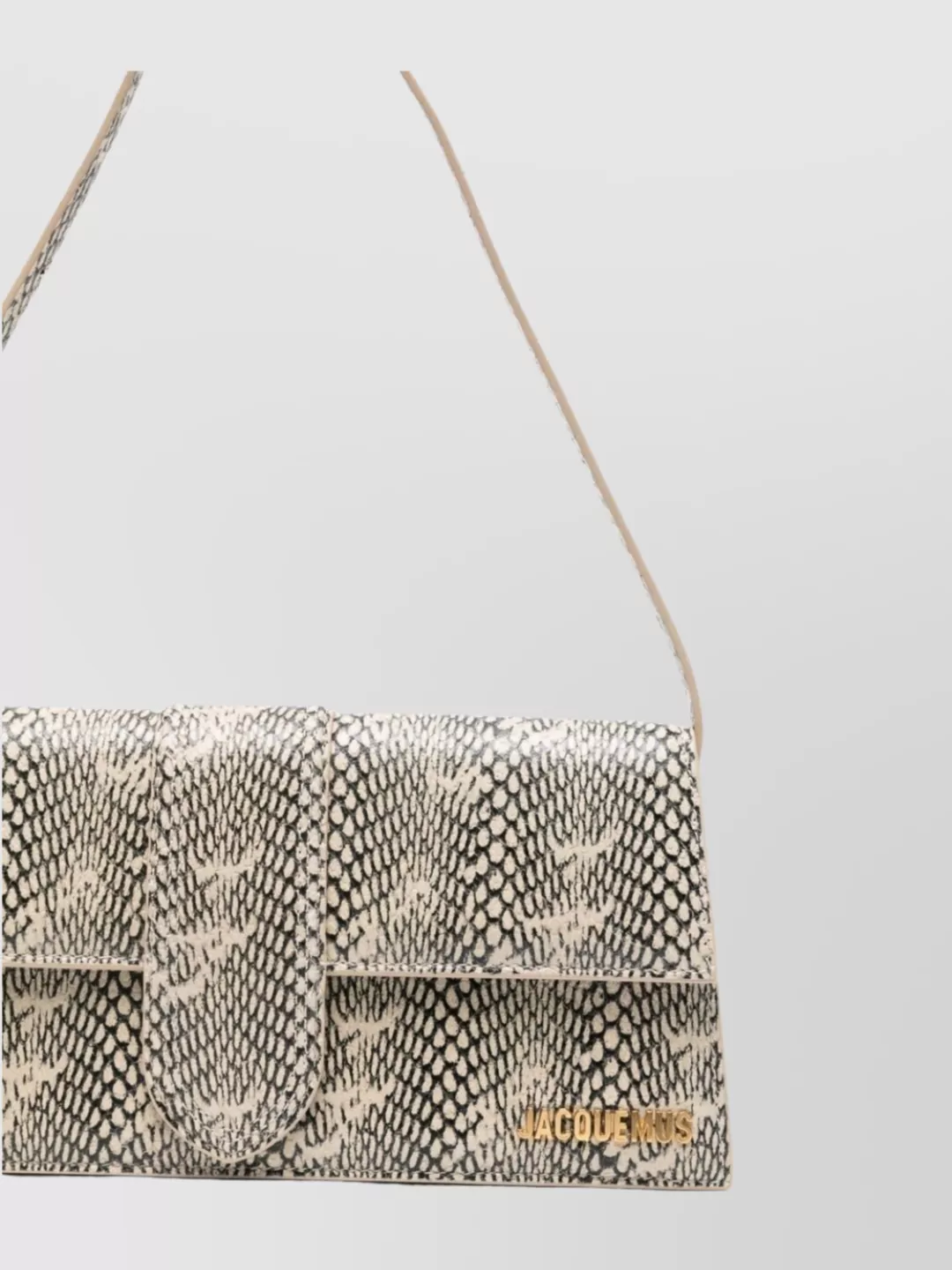 Jacquemus Long Shoulder Bag Snake Print