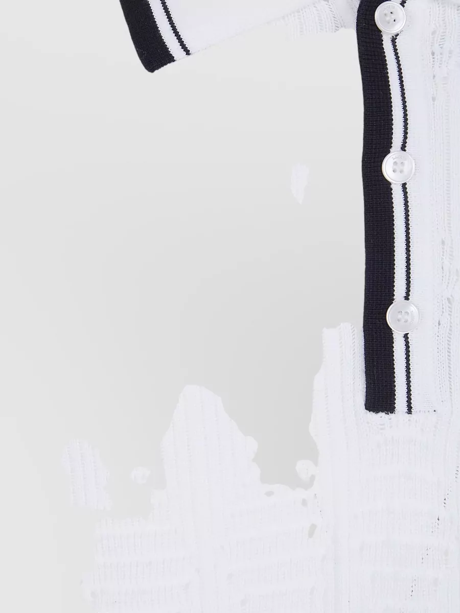 Laneus Knitted Polo Shirt