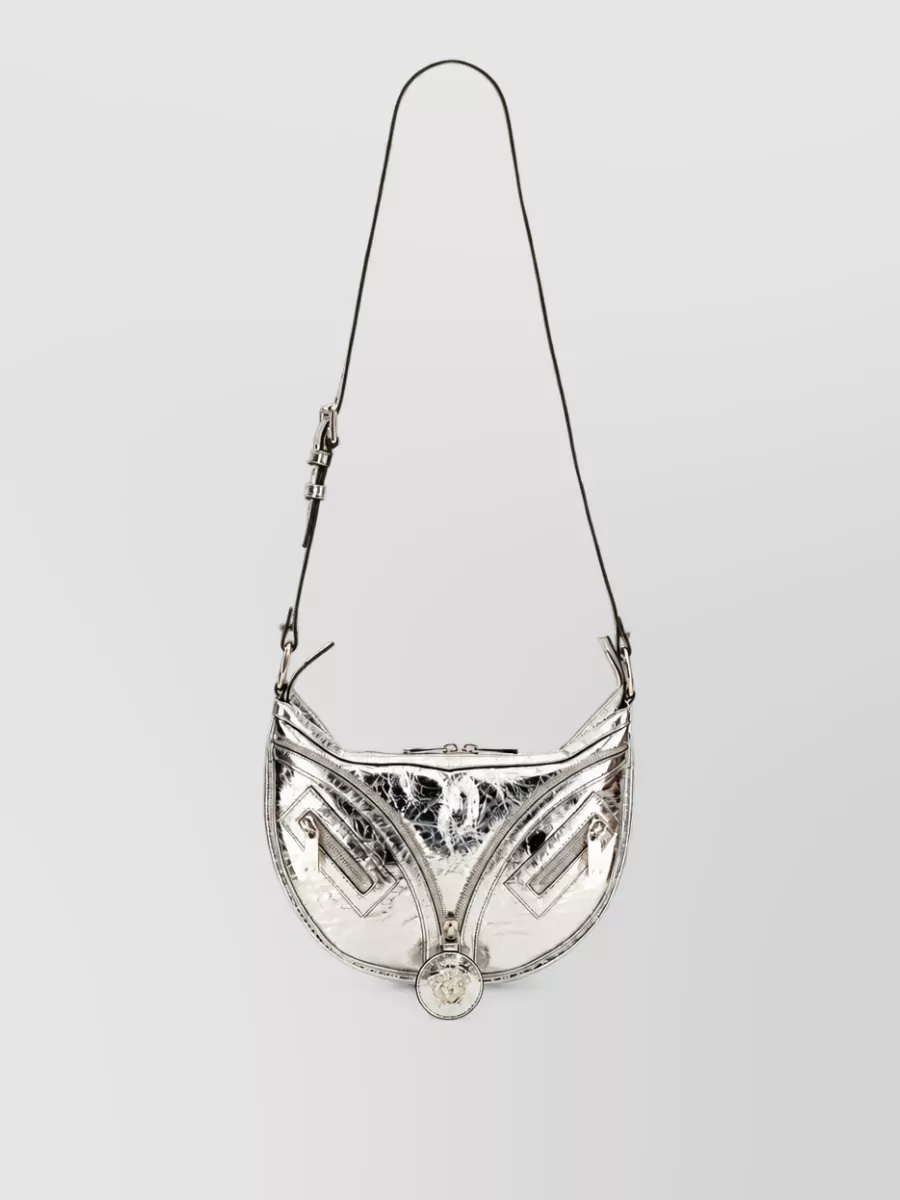 Versace Small Lambskin Clutch Bag