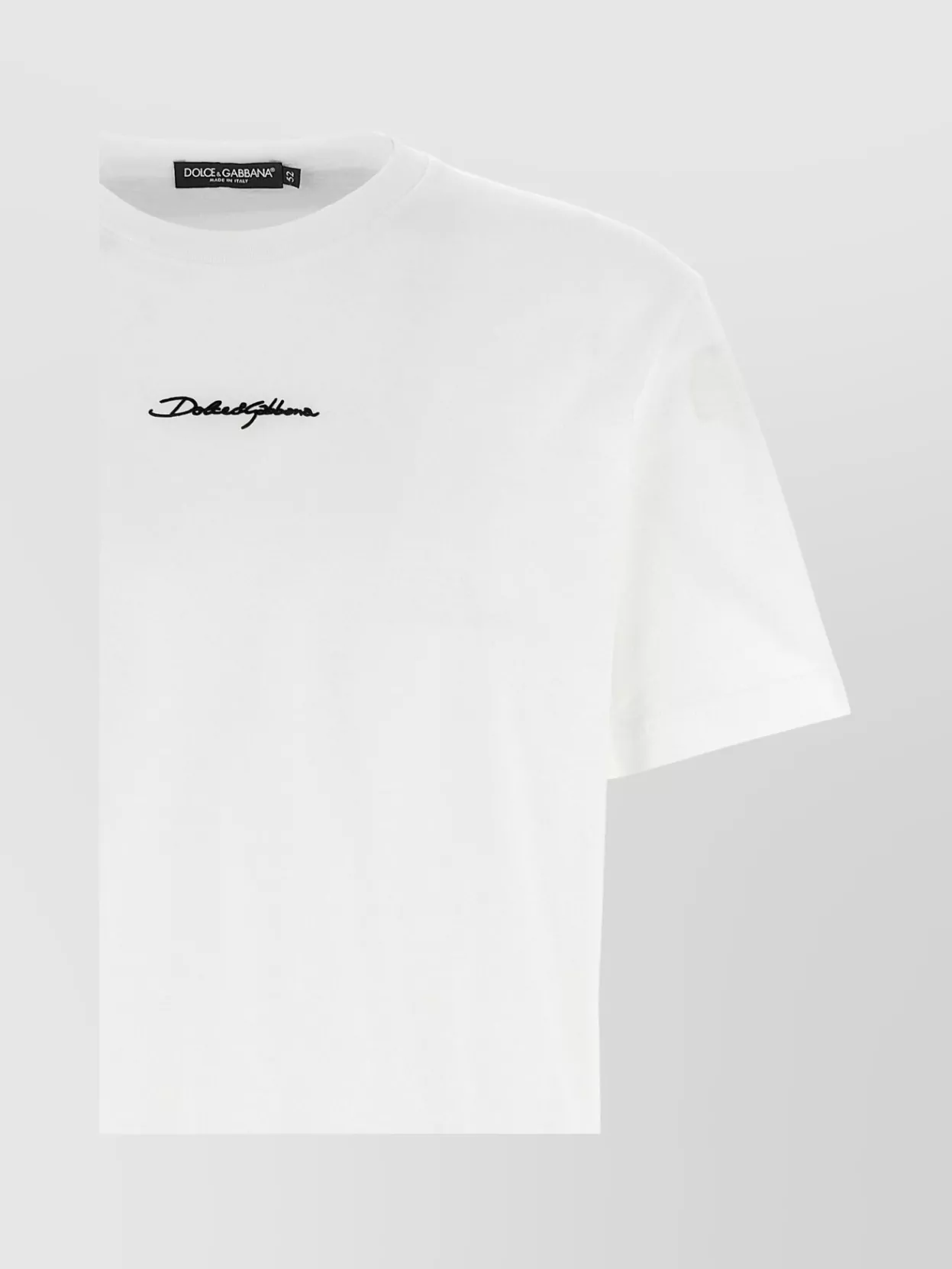 Dolce&Gabbana Embroidered Logo Crew Neck T-Shirt