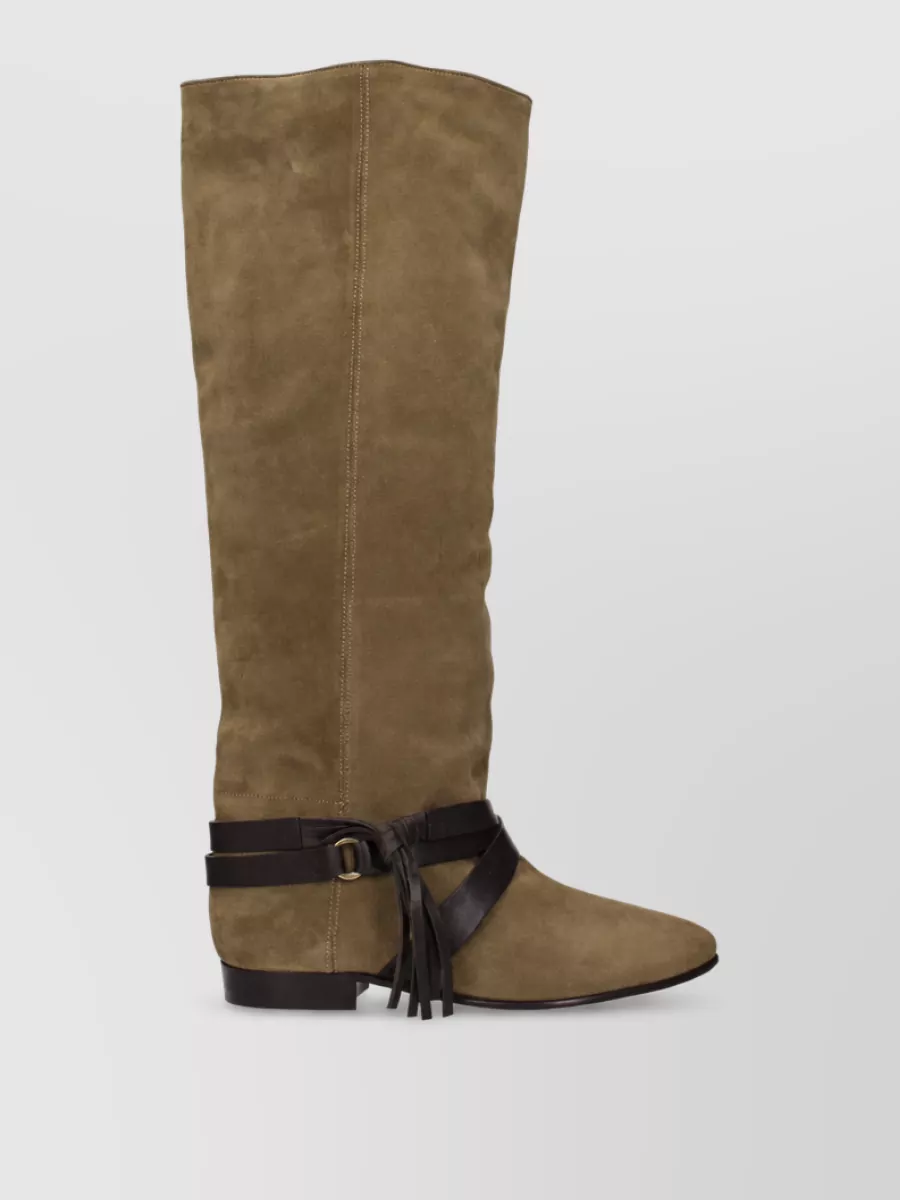 Isabel Marant Leather Over-The-Knee Boots