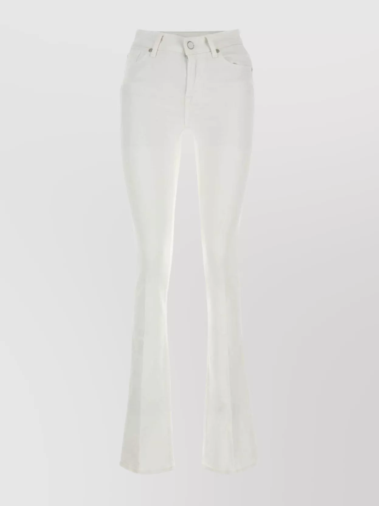 Shop 7 For All Mankind Flared Silhouette Bootcut Denim Trousers