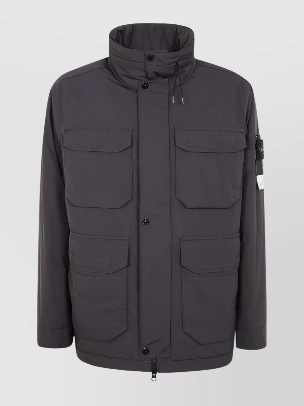 Stone Island Adjustable Cuff Jacket High Collar