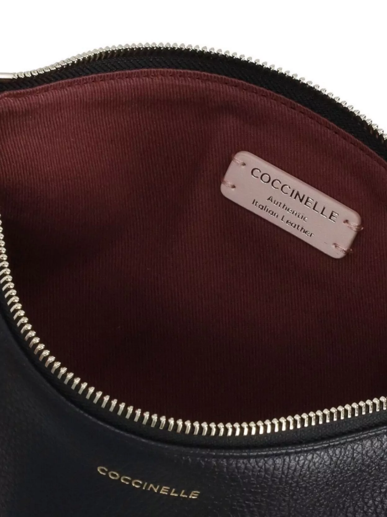 Coccinelle Textured Leather Crossbody Shoulder Bag