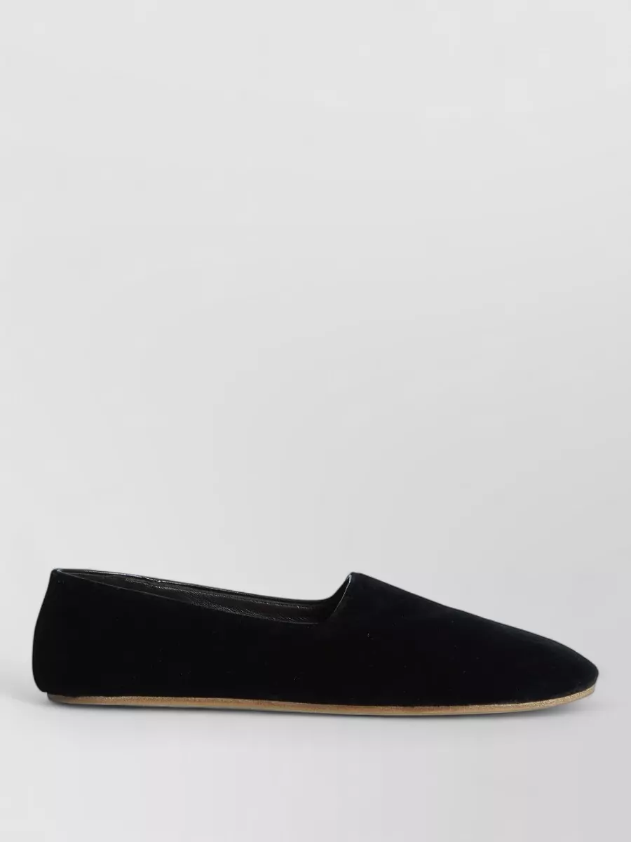 The Row Velvet Slippers