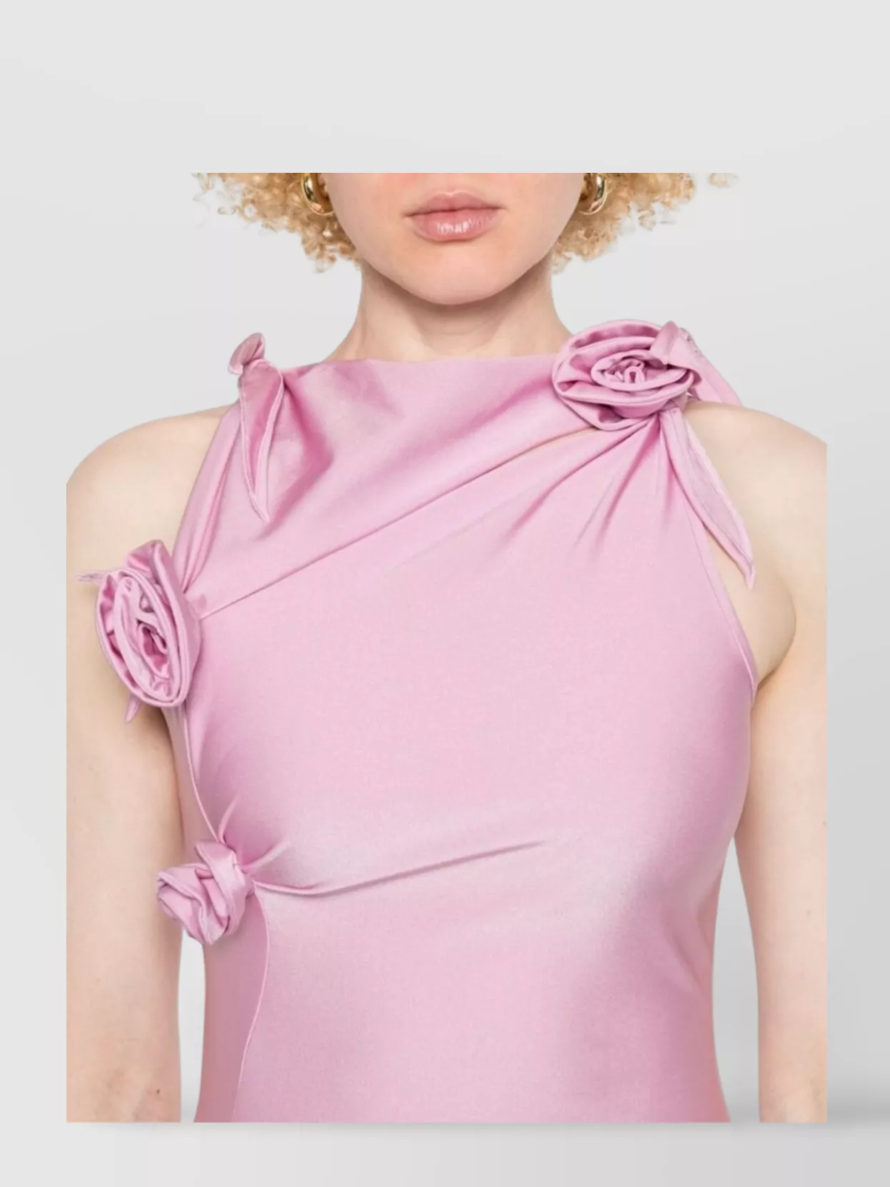 Coperni Knee Length Dress Asymmetric Hem