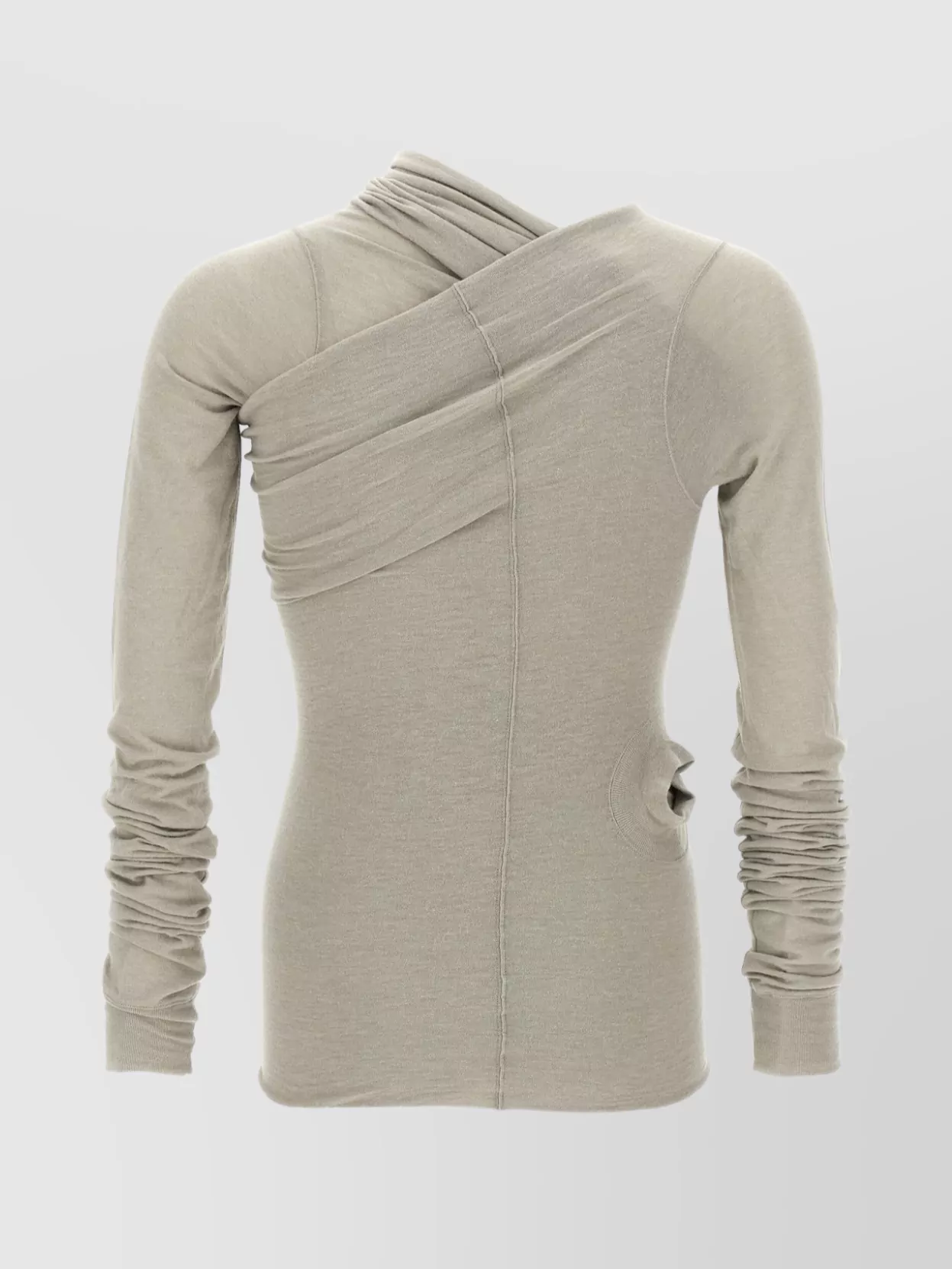 Rick Owens Hollywood Banana Long-sleeved T-shirt In Neutral