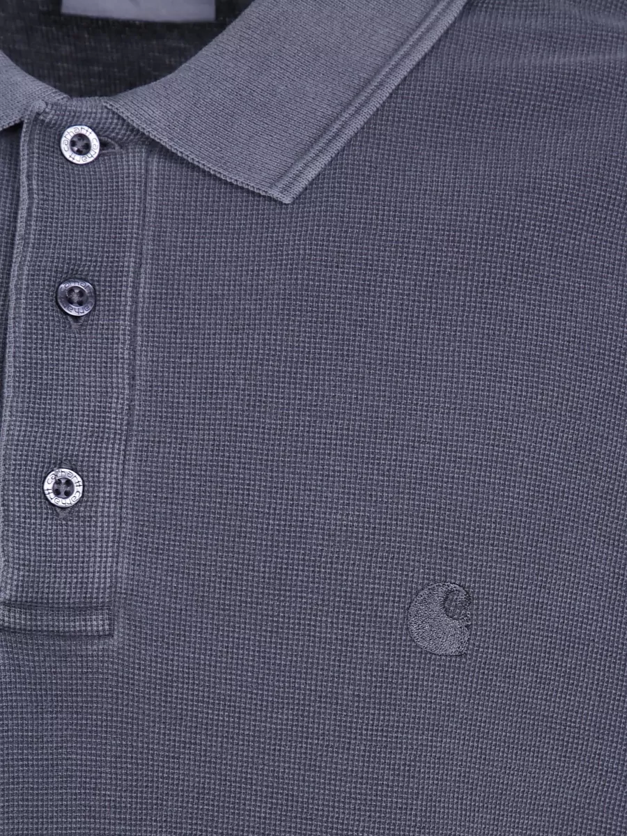 Carhartt Wip Waffle Long-Sleeve Polo Shirt