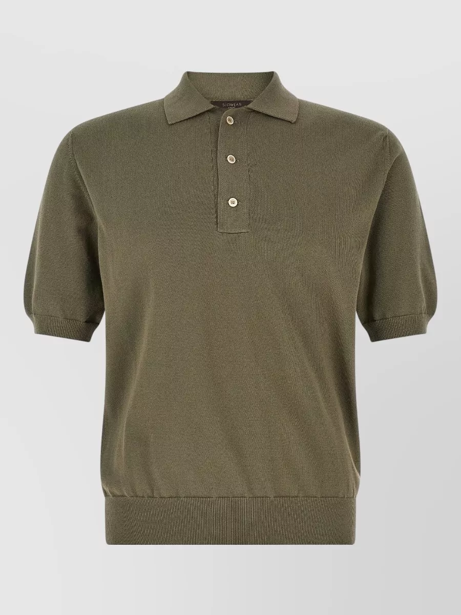 Zanone knit short-sleeve polo shirt