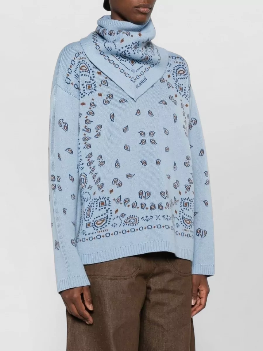Alanui Virgin Wool Crewneck Sweatshirt