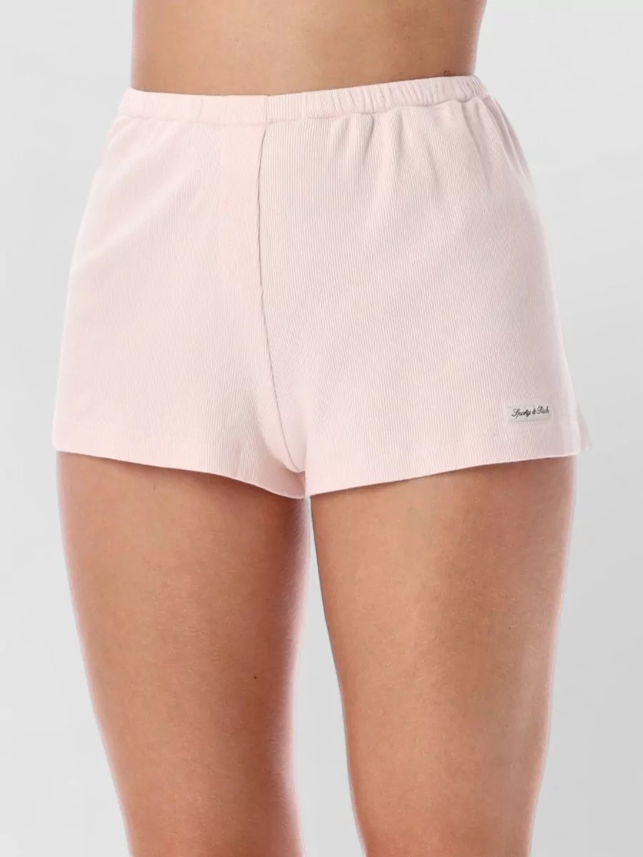Sporty & Rich Ribbed Shorts