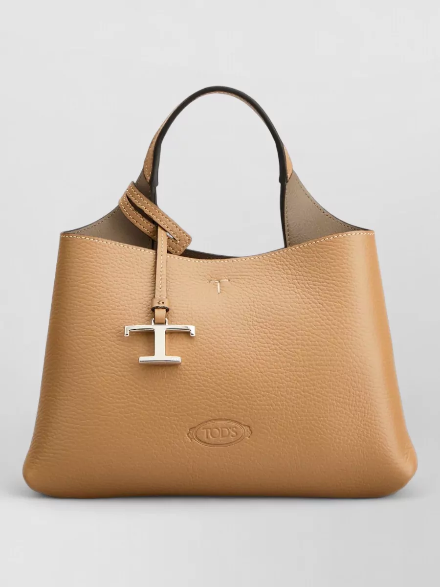 Tod's bucket micro leather tote bag