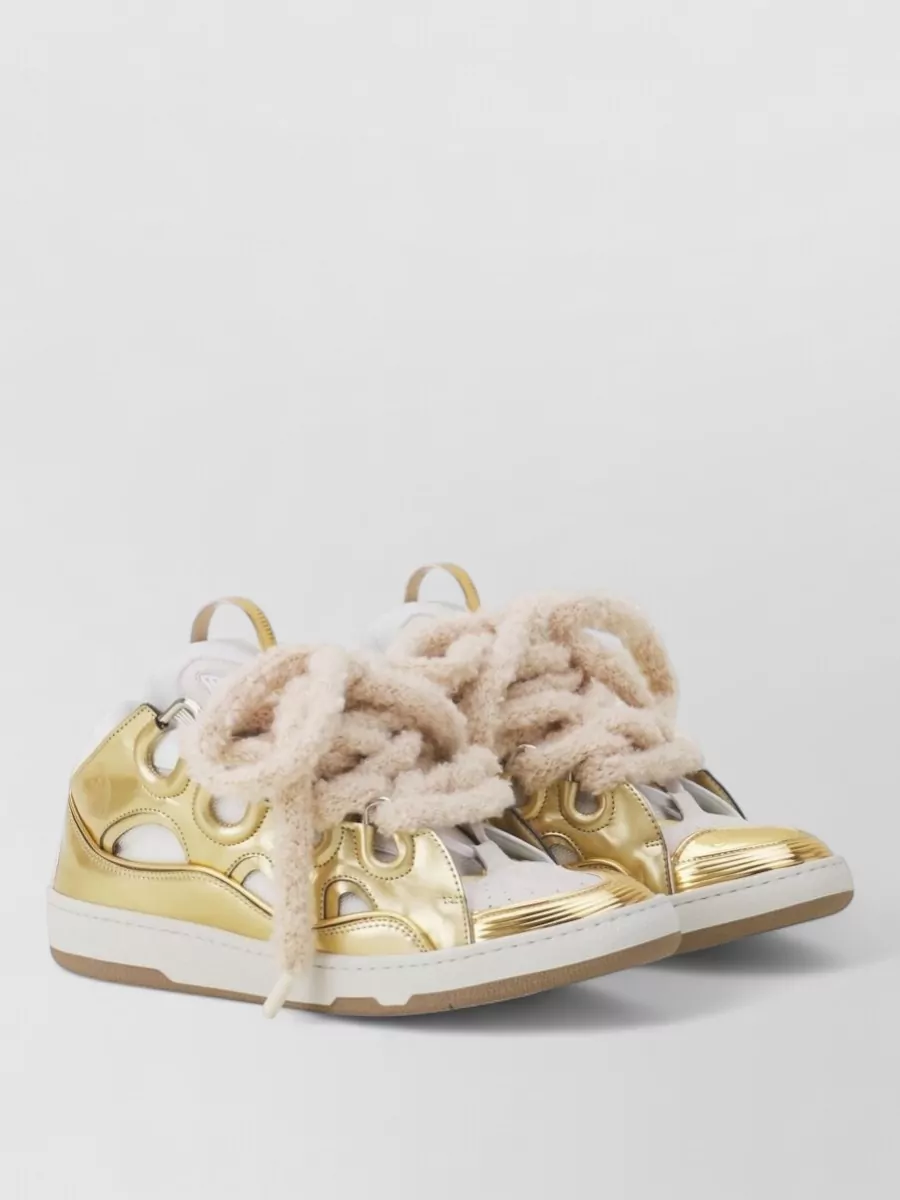 Lanvin leather low top sneakers
