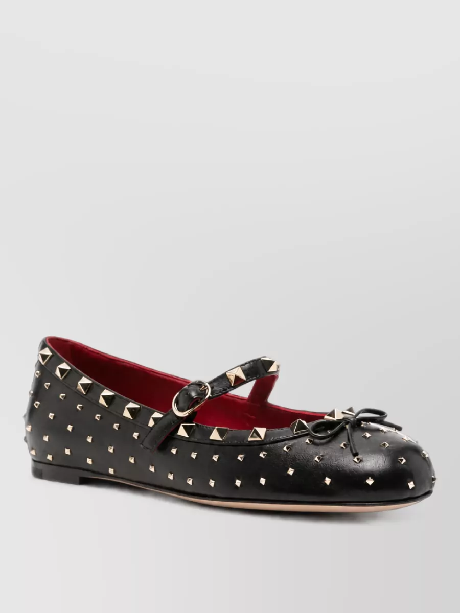 Valentino Garavani Leather Ballet Flats
