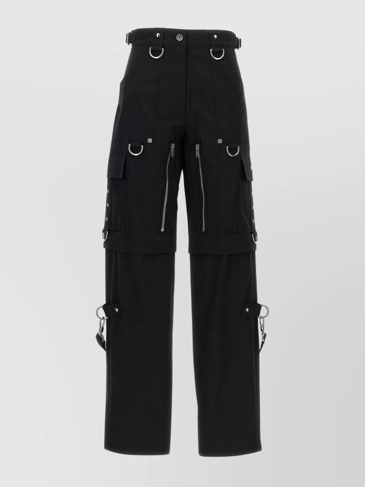 Shop Givenchy Adjustable Waist Cargo Pants With D-ring Accents
