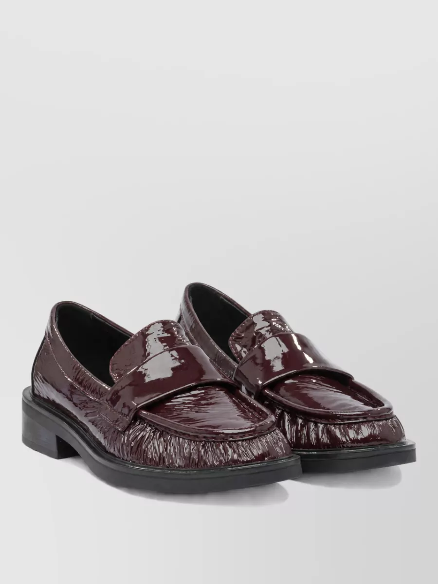 Strategia leather loafers