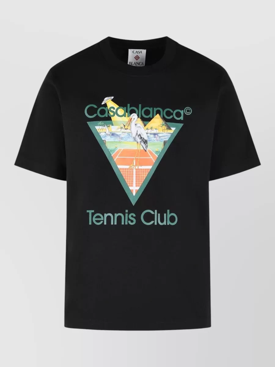 Casablanca cotton printed t-shirt