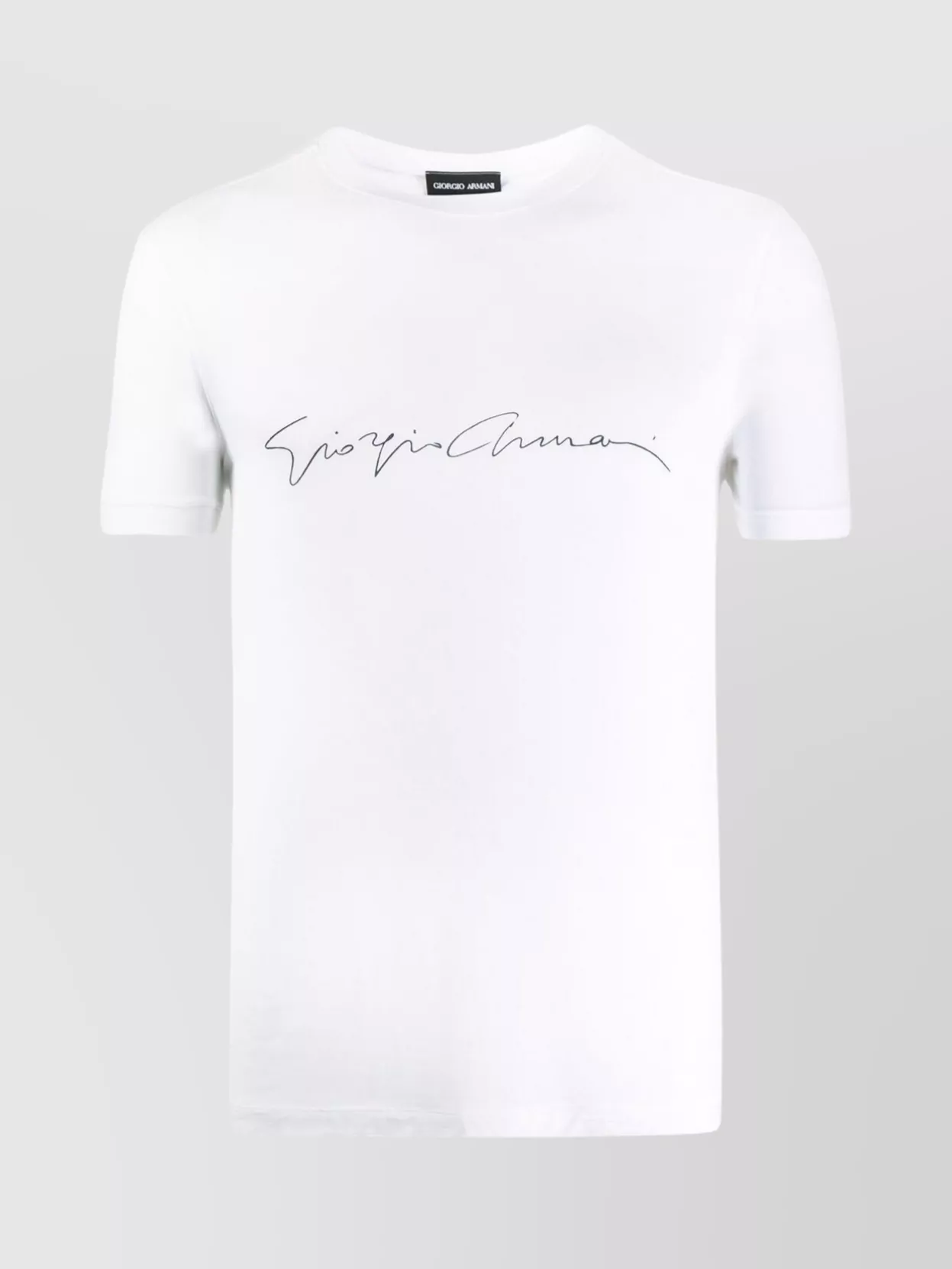 Giorgio Armani Logo Crew Neck T-Shirt