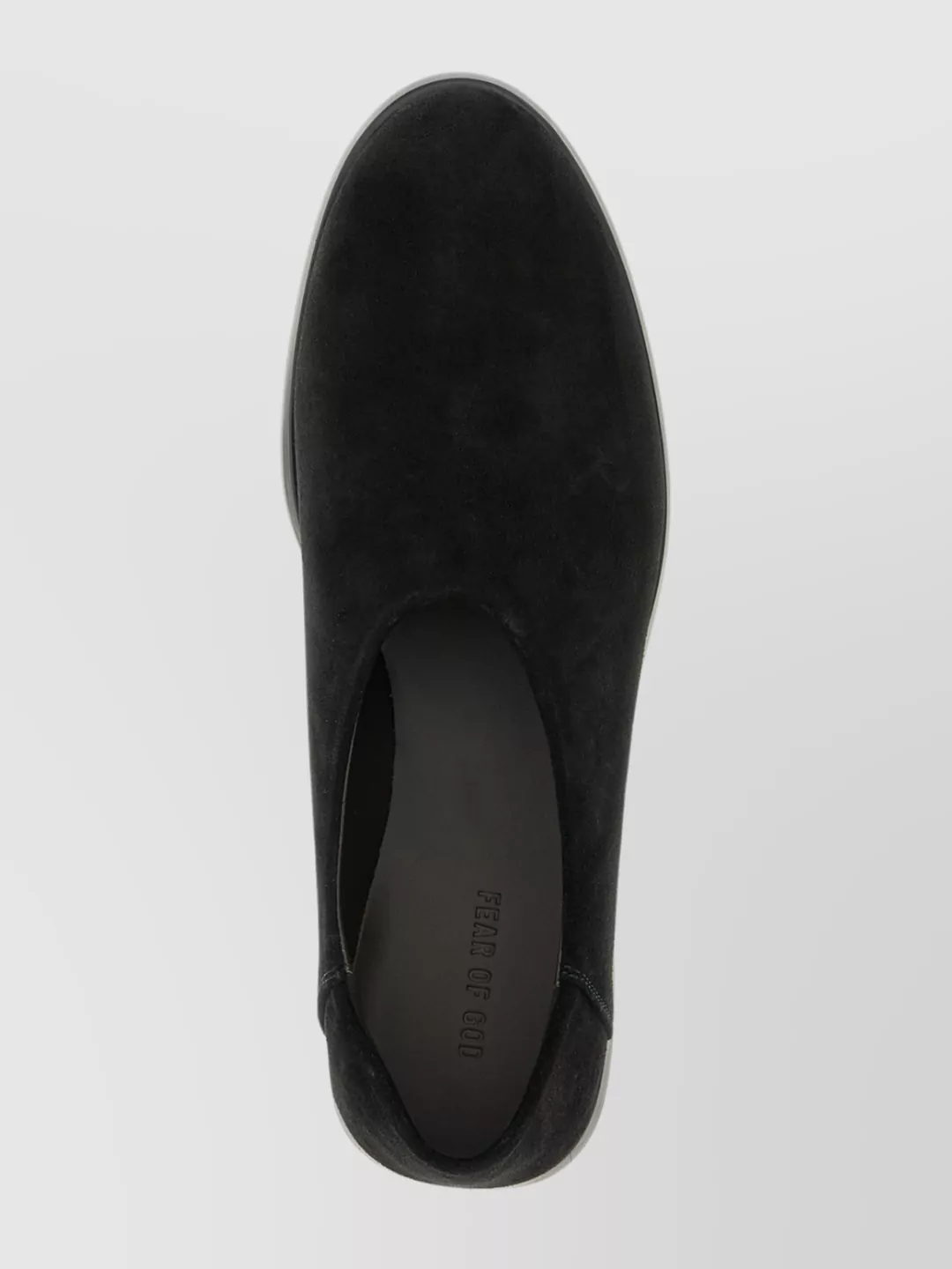 Fear Of God Suede Slip On Flat Sole Loafers