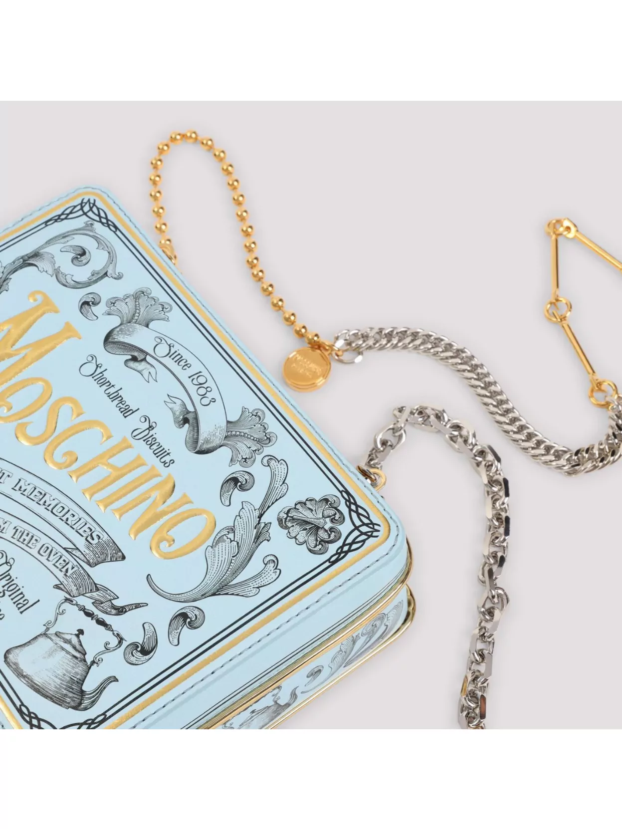 Moschino Square Shape Chain Shoulder Bag