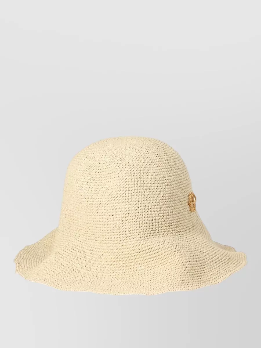 Ruslan Baginskiy Knit Wide Brim Statement Hat Design