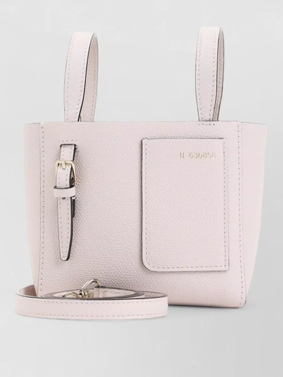 Valextra Bucket Shoulder Bag Top Handles Strap