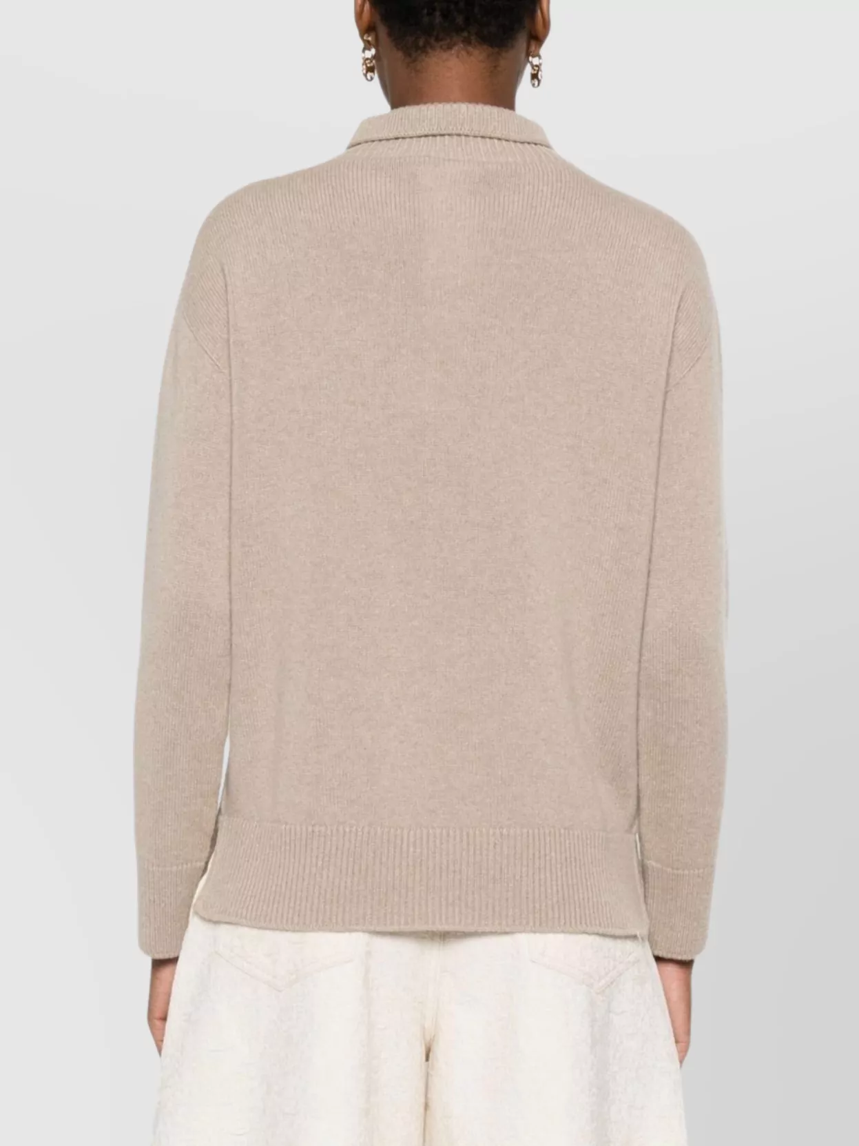 S Max Mara Cashmere Long Sleeve Turtleneck Knitwear