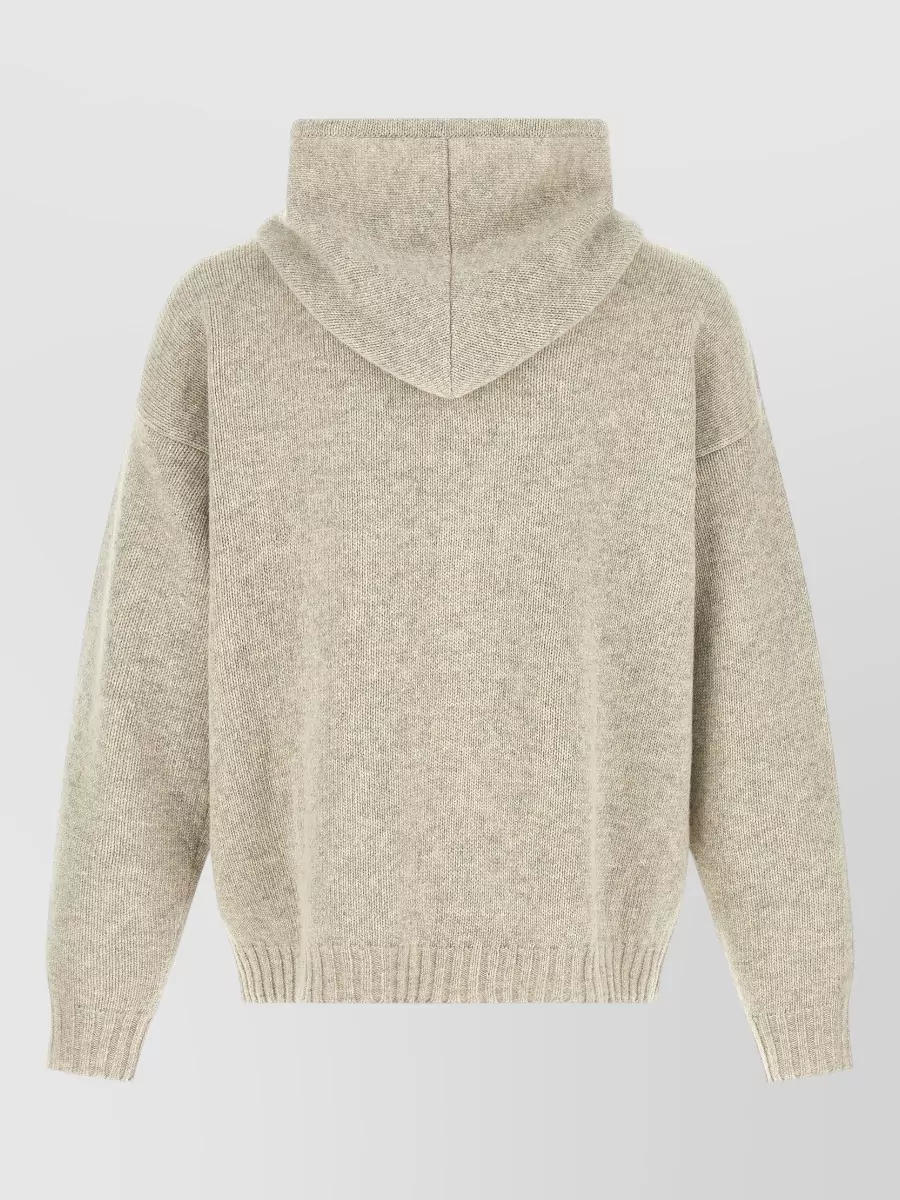 Mm6 Maison Margiela Wool Hooded Sweater