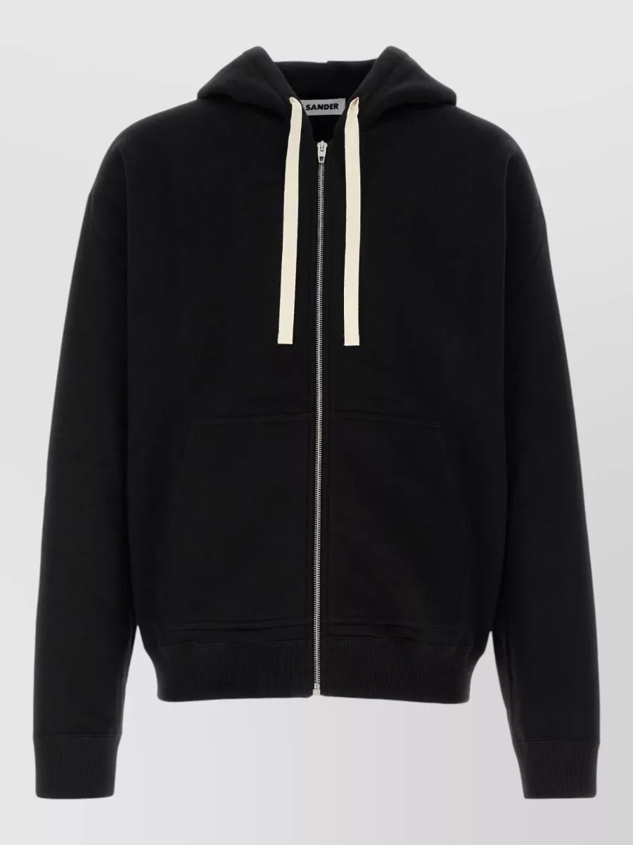 Jil Sander cotton hooded jacket