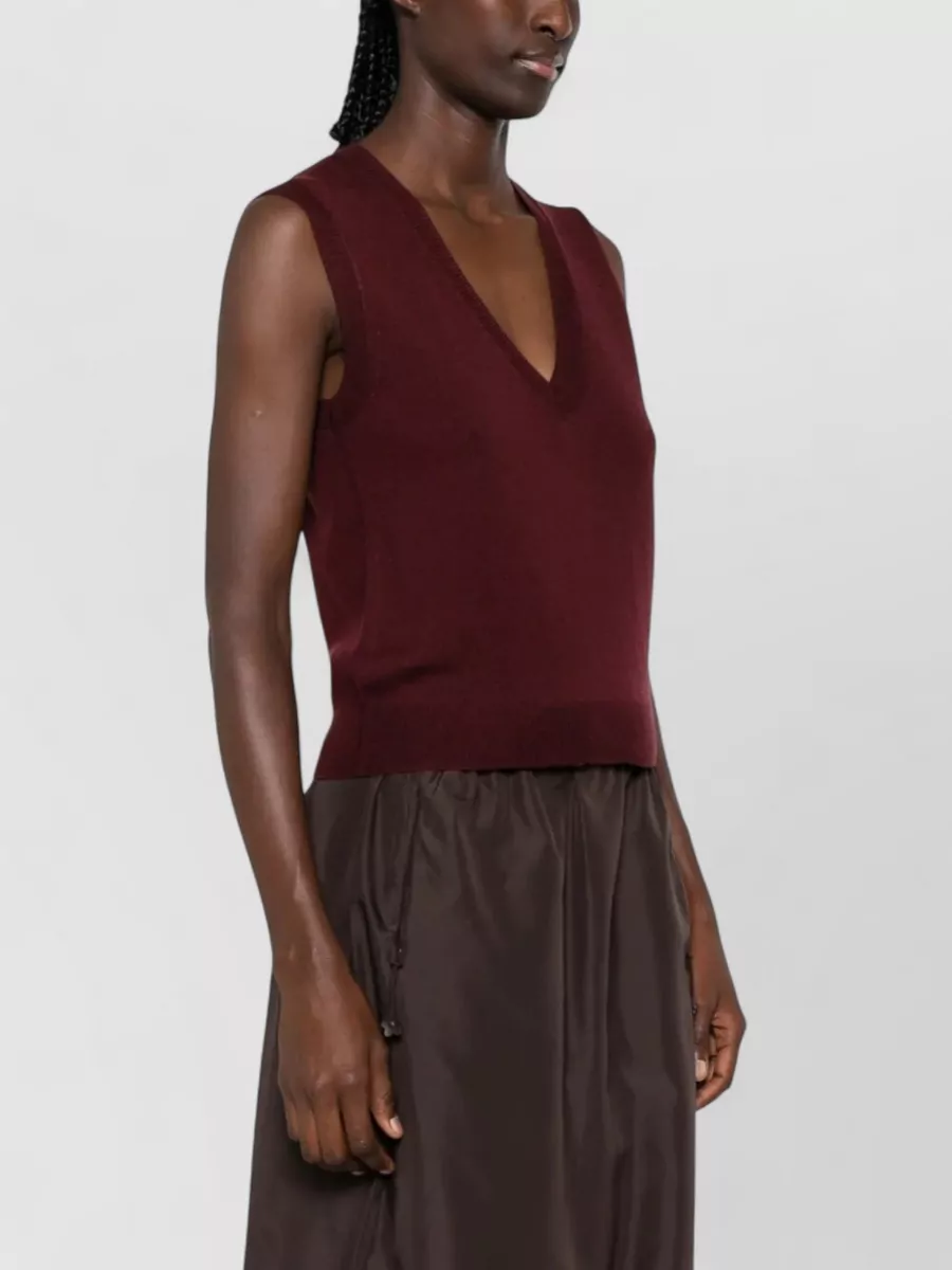 A.p.c. Virgin Wool V-Neck Vest