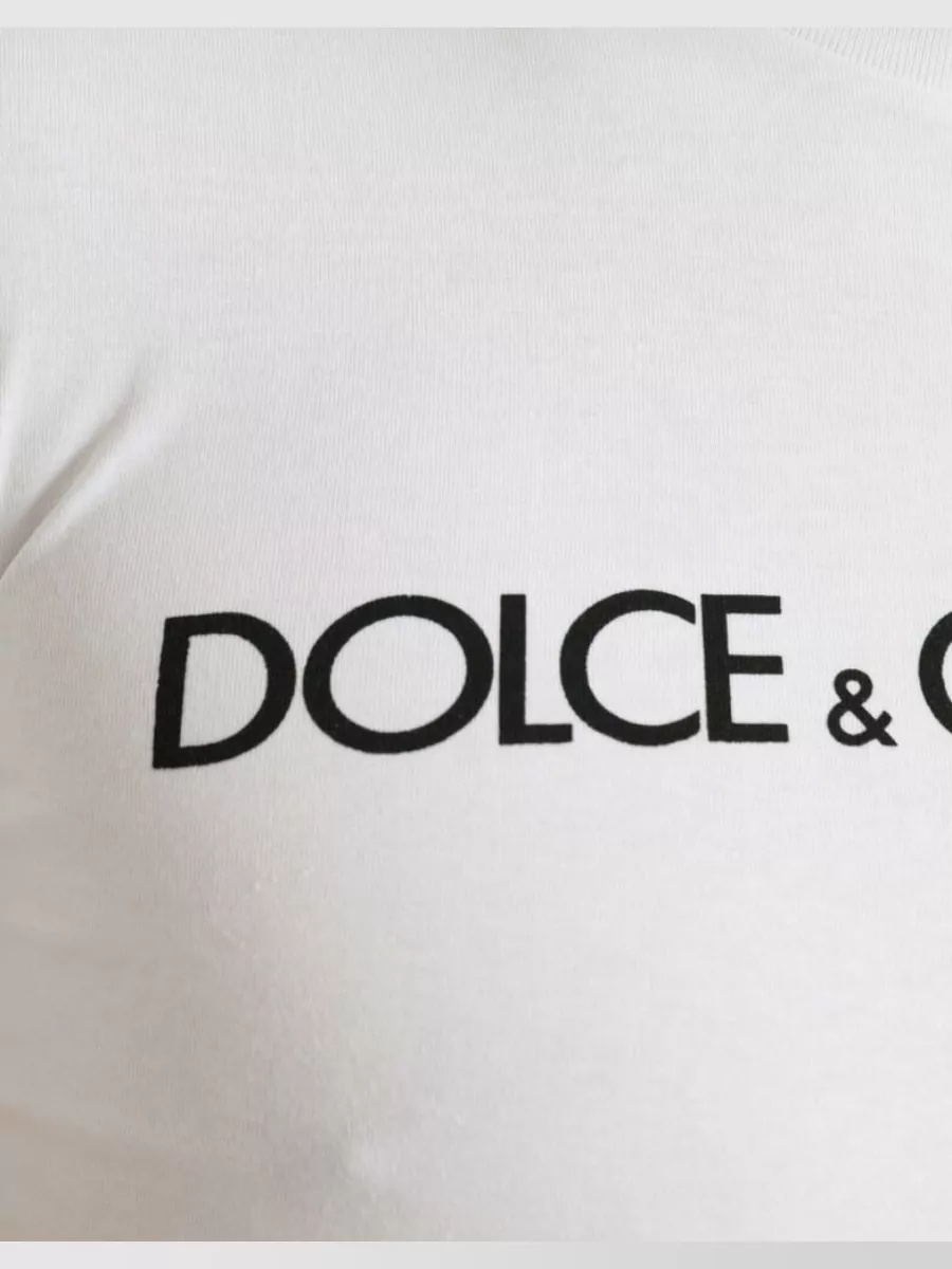 Dolce&Gabbana Cotton Slim-Fit Logo-Print Crewneck T-Shirt
