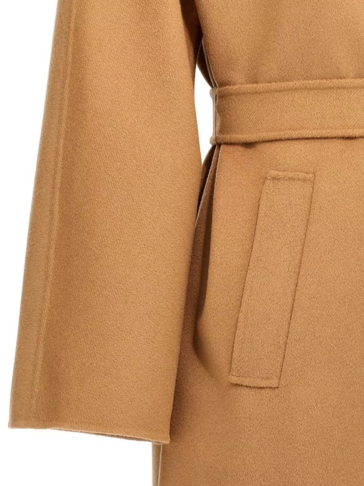 Weekend Max Mara Belted Waist Long Sleeve Coat