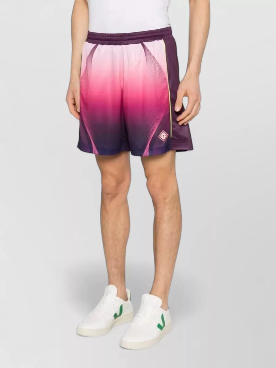 Casablanca Gradient Logo-Print Deck Shorts