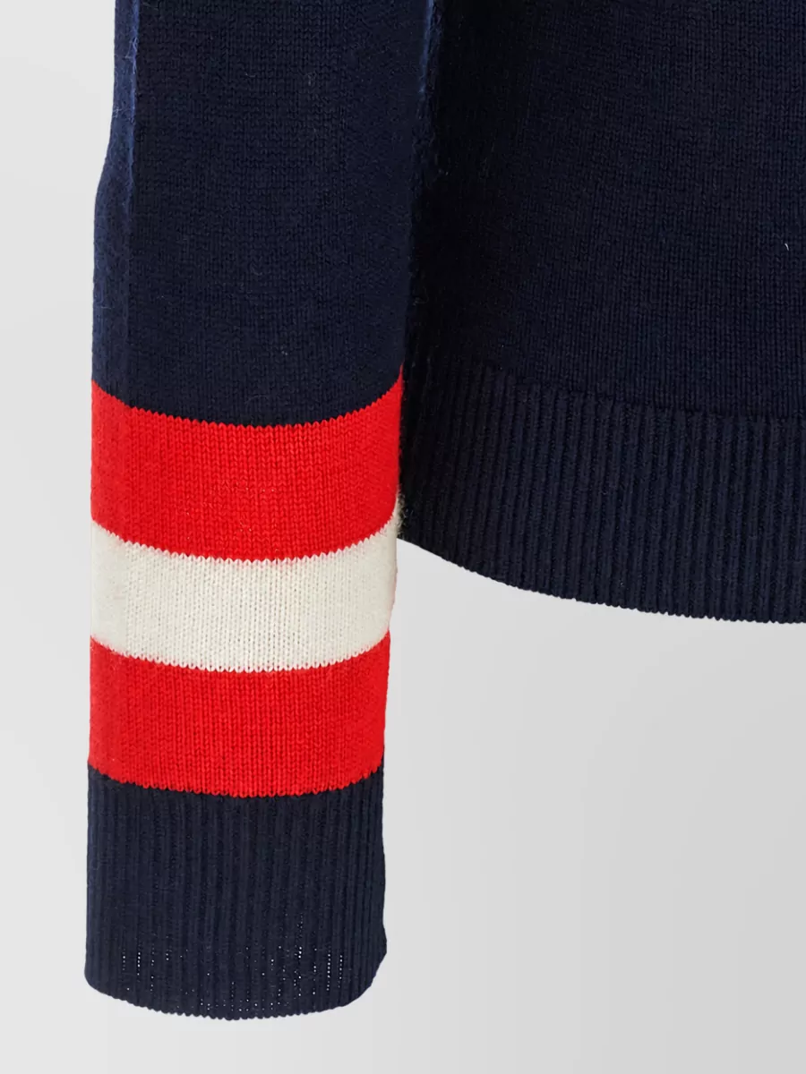 Perfect Moment Merino Wool Jacquard Turtleneck Sweater